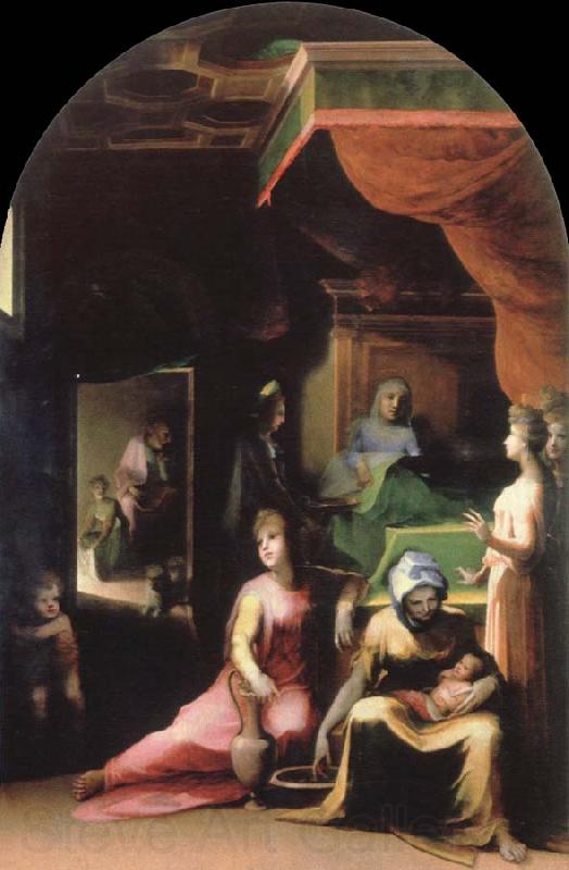 Domenico Beccafumi nativity of the virgin Spain oil painting art